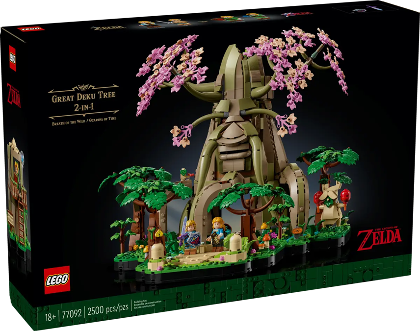 LEGO представляет The Legend of Zelda Great Deku Tree за 300 долларов, которая выйдет позже в этом году