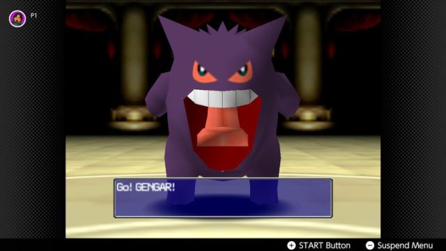 Gengar in Pokemon Stadium