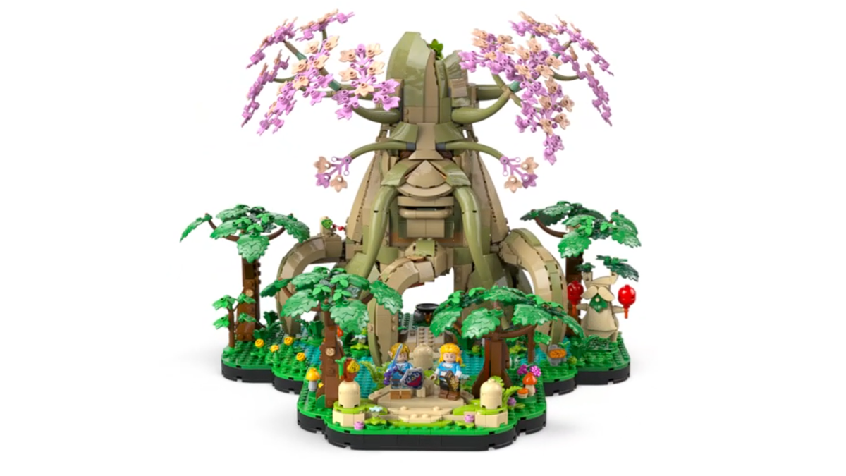 LEGO reveals $300 The Legend of Zelda Great Deku Tree coming later this year