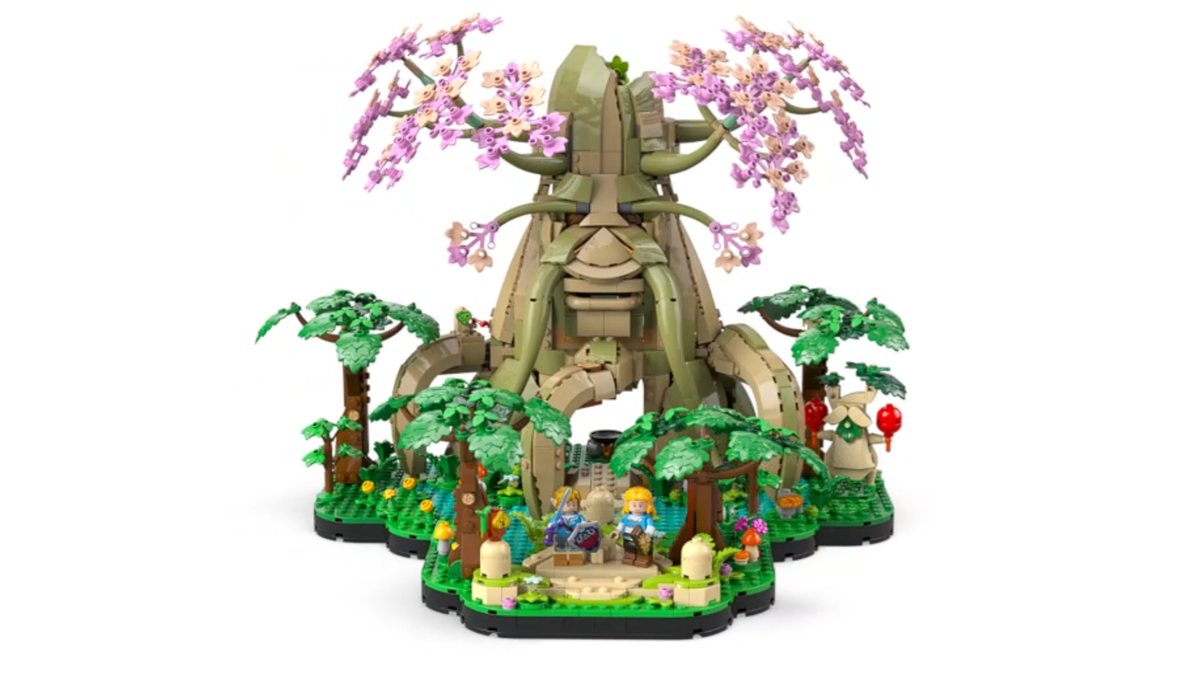 LEGO reveals $300 The Legend of Zelda Great Deku Tree coming later this ...