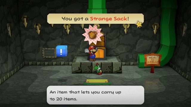 Paper Mario: The Thousand Year Door Strange Sack