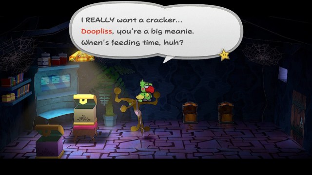 Paper Mario: The Thousand-Year Door Parrot spilling the beans.