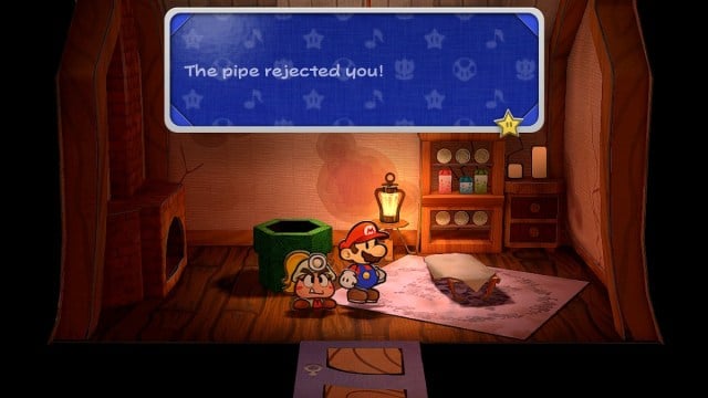 Paper Mario: The Thousand-Year Door Pipe rejection