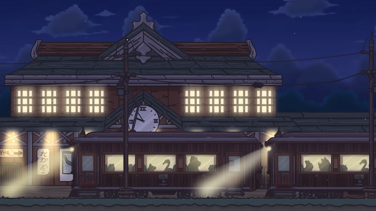 Tsuki's Odyssey train station