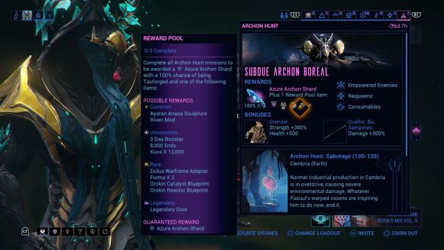 How to get and farm Legendary Cores in Warframe