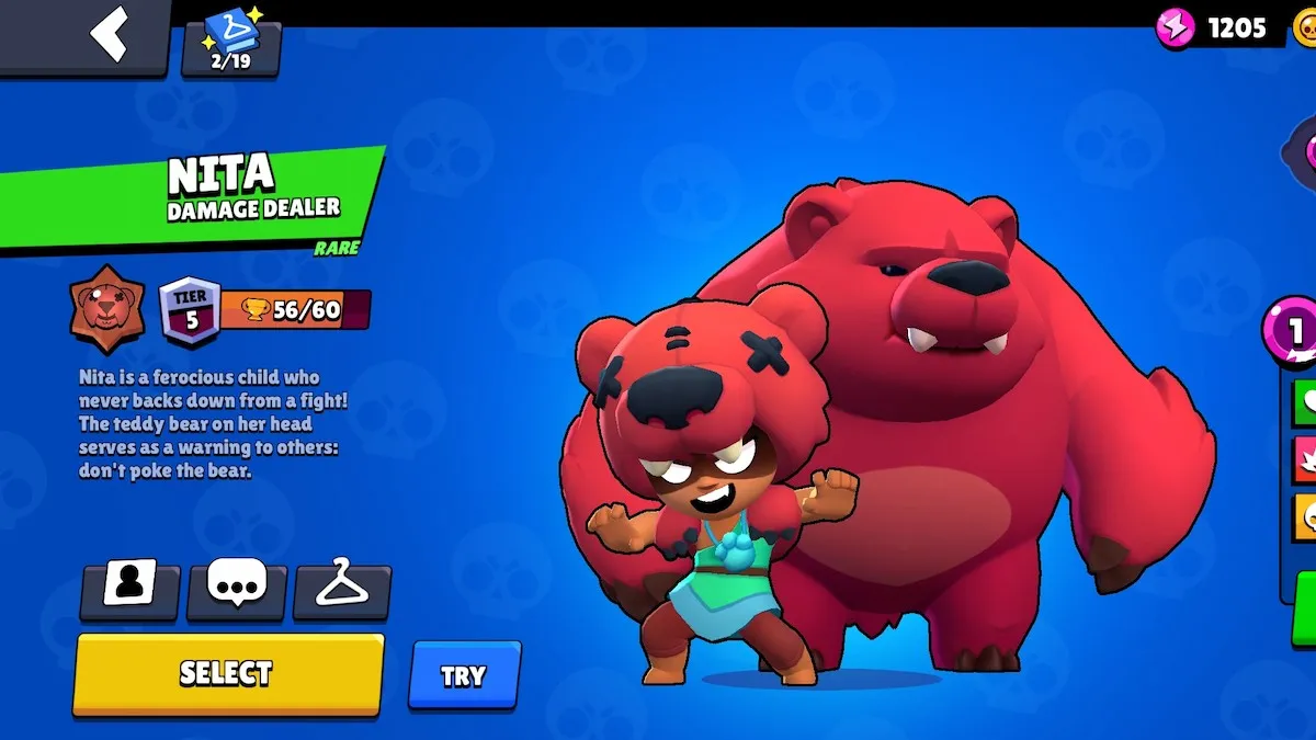 Nita in Brawl Stars