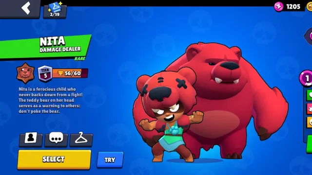 Nita in Brawl Stars