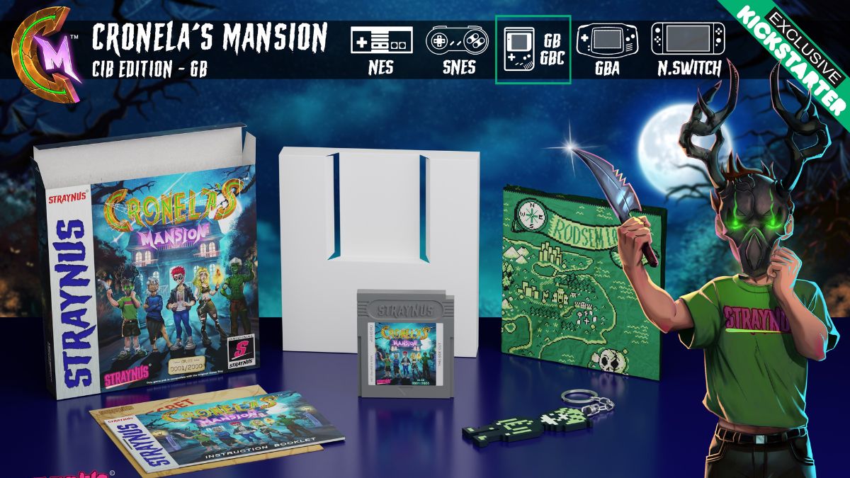 Приключенческий квест Cronela’s Mansion получит функциональные картриджи для SNES и Game Boy