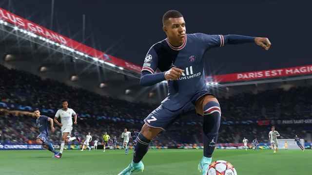 An image of Mbappe in EA FC 24