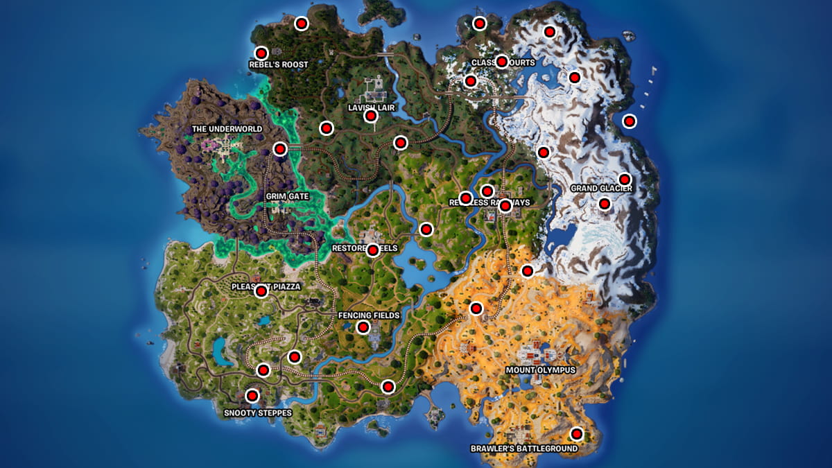 All vending machine locations in Fortnite Chapter 5 Season 2