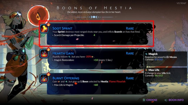 Hades 2 Patch 4 notes - Boons of Hestia