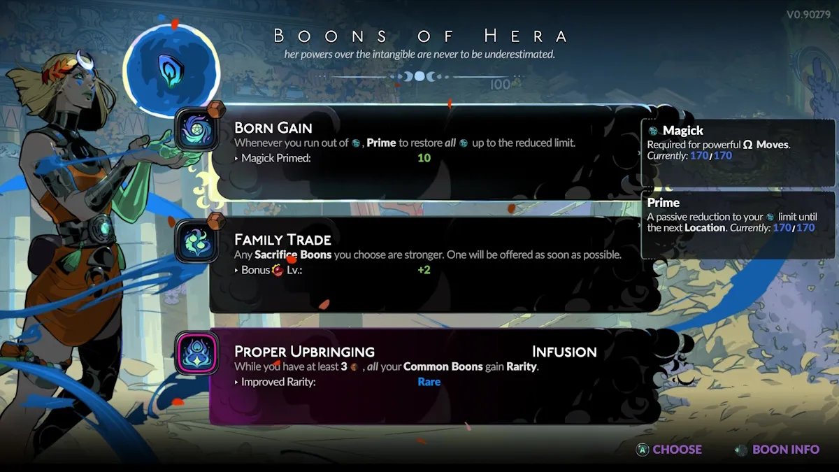 Hades 2 Boon Elements and best Infusions - Hera infusion boon