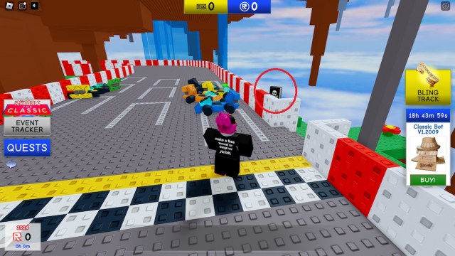 Finding book 9 in Roblox The Classic