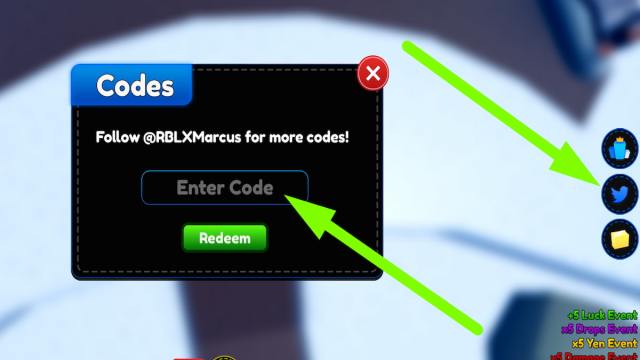 How to redeem codes in Anime Max Simulator