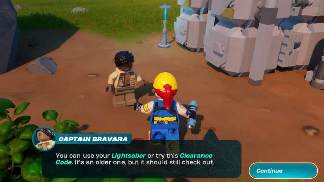 Как получить разрешение кода в событии LEGO Fortnite Star Wars