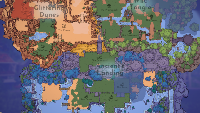 Map of Eternity Isle in Disney Dreamlight Valley