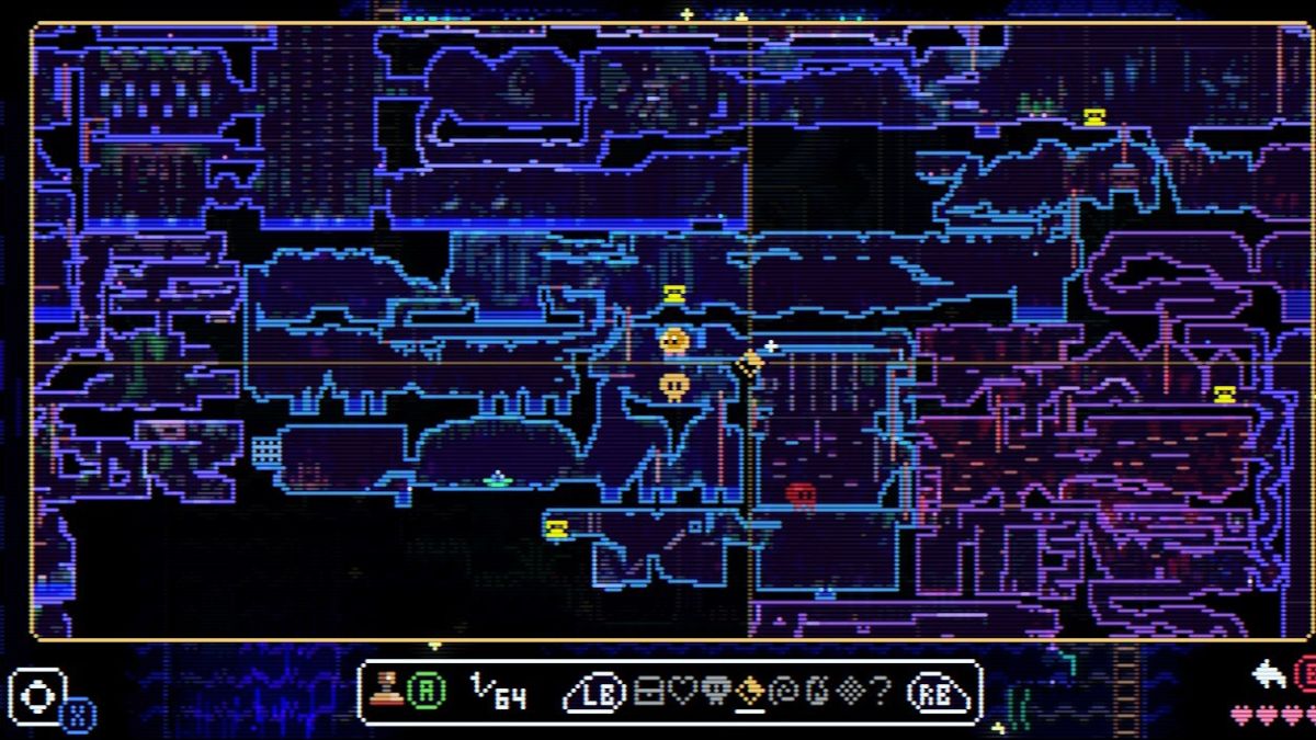 marking map in animal well