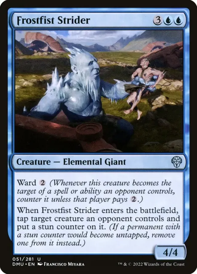 mtg frostfist strider card