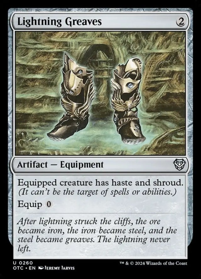 mtg lightning greaves card