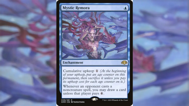 mtg mystic remora card