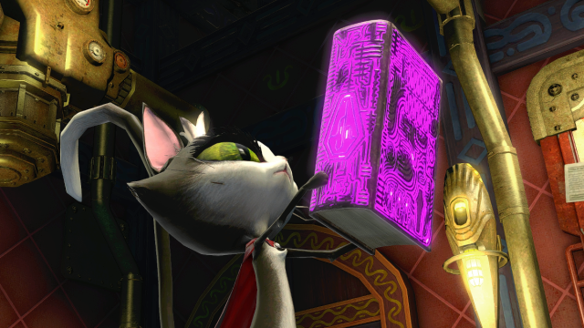 Cait Sith during the Shadow of Mhach Alliance Raid story in Final Fantasy XIV