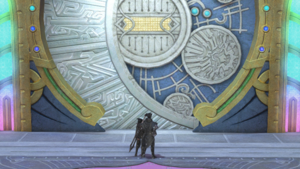 A door within a Treasure Map dungeon in Final Fantasy XIV