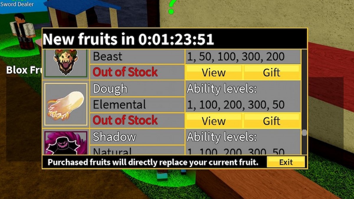 Как получить и использовать Dough Fruit в Blox Fruits