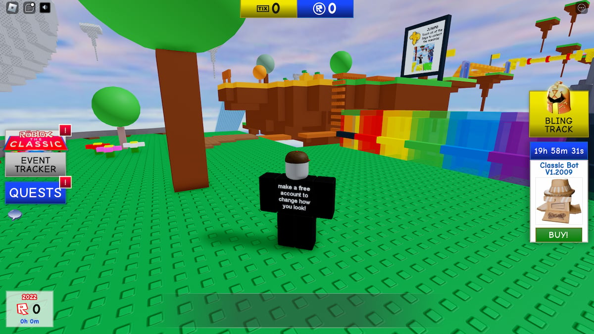 Orange Portal location in Roblox The Classic