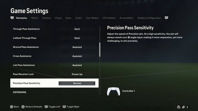 Best offense settings in EA  FC 24