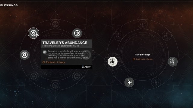 Traveler’s Blessings explained in Destiny 2: The Final Shape