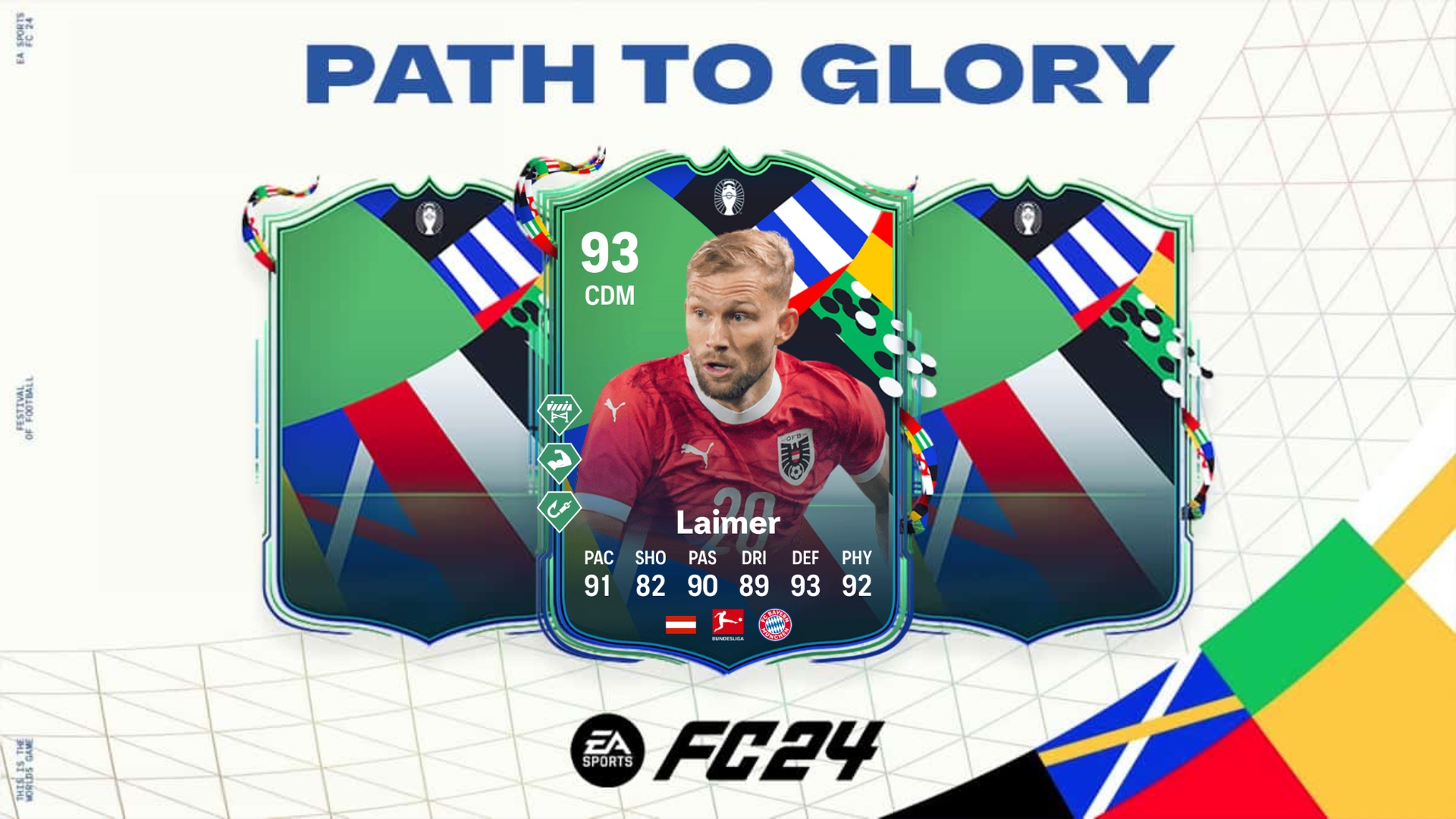 An image of EA FC 24 Laimer Path to Glory SBC solutions