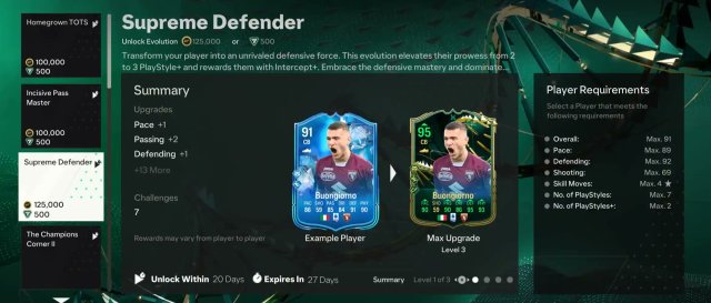 Best players for EA FC 24 Supreme Defender Evolution