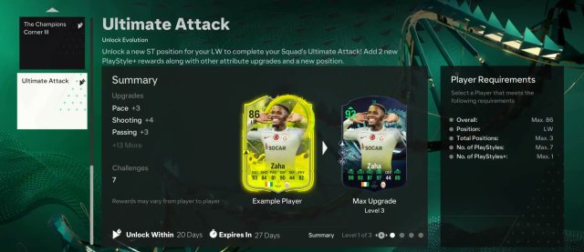 An image of EA FC 24 Ultimate Attack Evolution