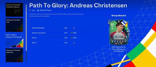 Как получить карту EA FC 24 «Путь к славе Андреаса Кристенсена» бесплатно