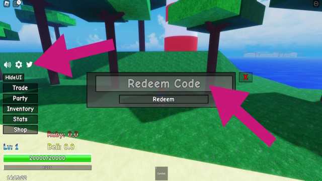 How to redeem codes in Royal Seas