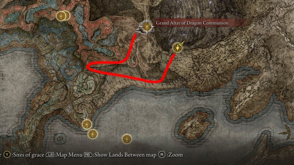 How to reach the Finger Ruins of Rhia in Elden Ring (Jagged Peaks Shortcut)