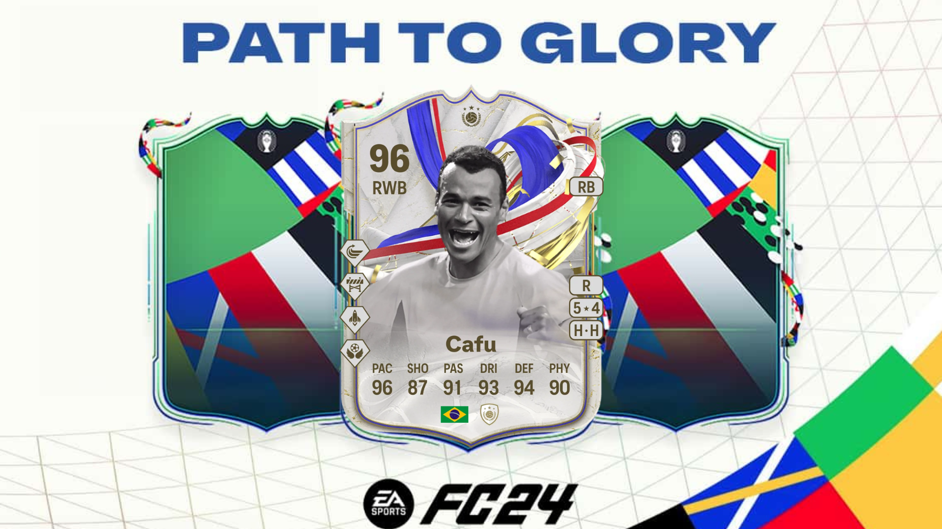 An image of Cafu Greats of the Game Icon SBC in EA FC 24