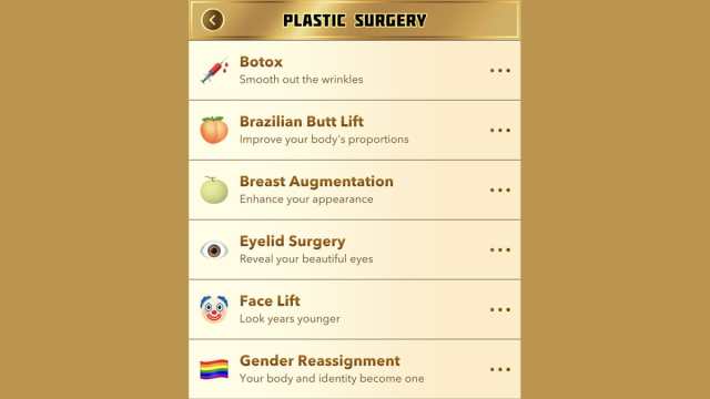 gender reassignment bitlife