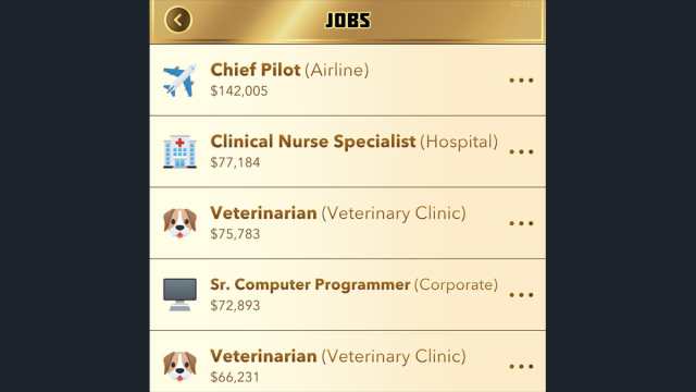 BitLife veterinarian job