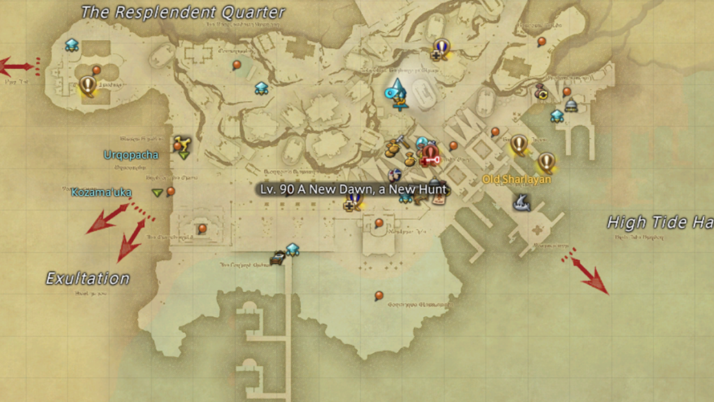 Where to unlock The Hunt and exchange Sacks of Nuts in FFXIV Dawntrail