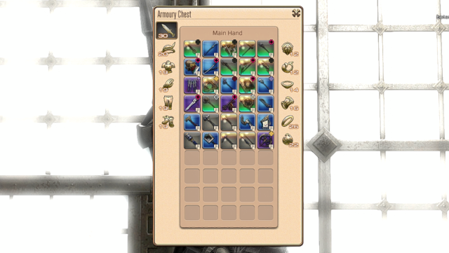 The Armoury Chest in Final Fantasy XIV