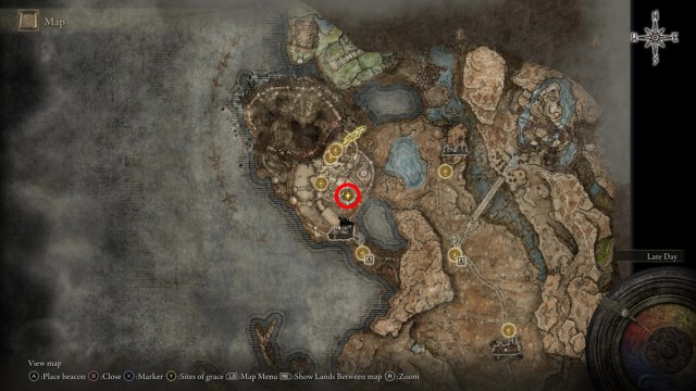 Elden Ring Shadow of the Erdtree DLC Where to find and use the Well Depths Key - small private alter grace location on map