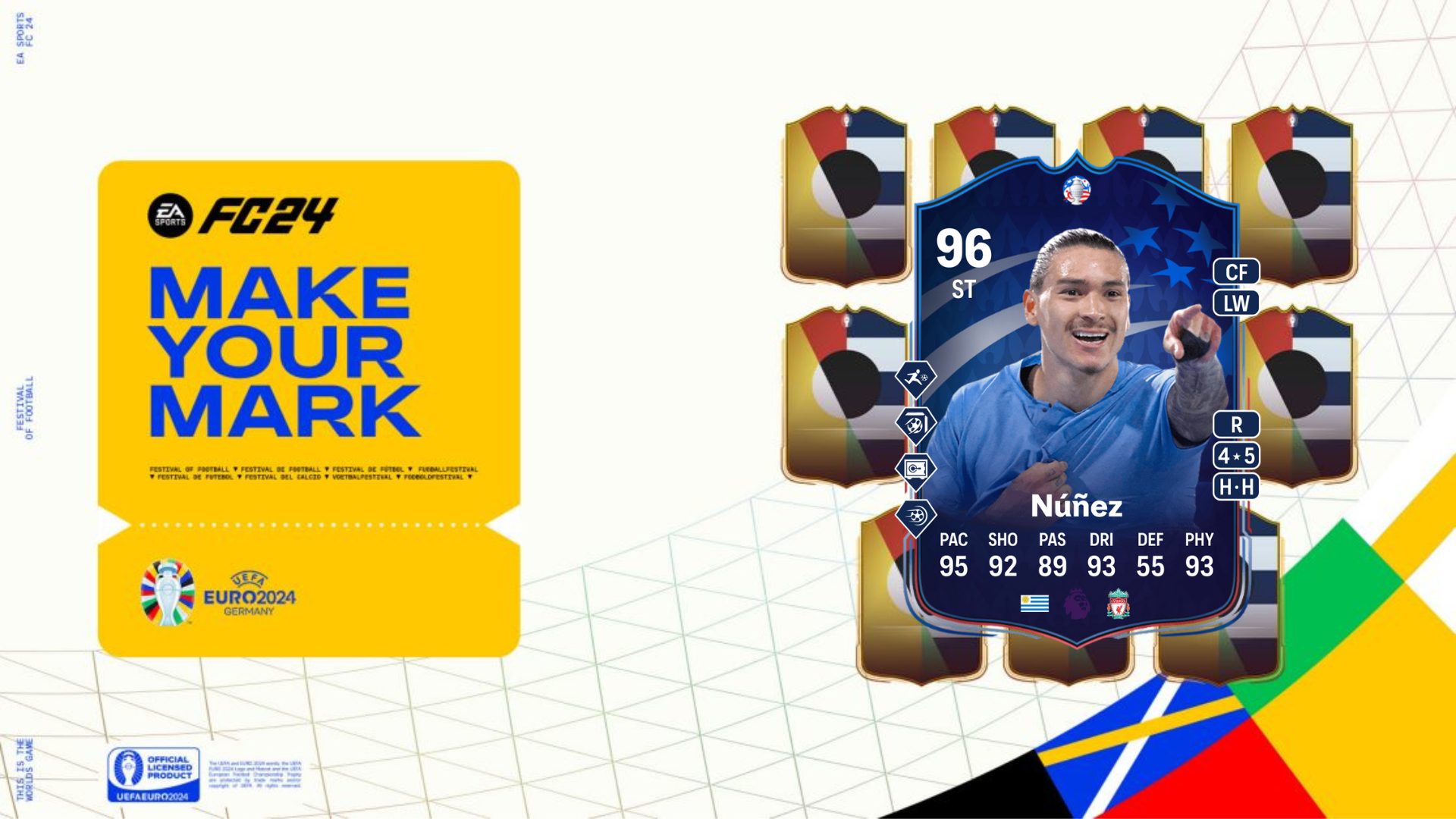 An image of Nunez Make Your Mark SBC solutions in EA FC 24