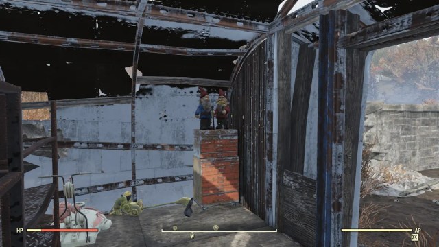 fallout 76 the general's steakhouse garden gnomes in shed