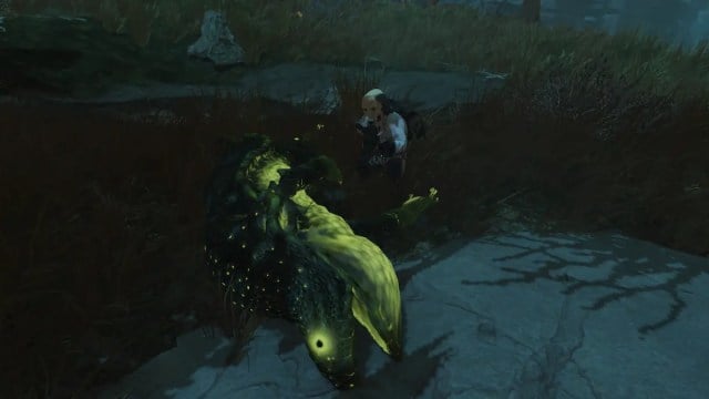 fallout 76 glowing gulper next to player