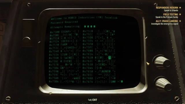 Every Fallout 76 hackable terminal, locations and levels