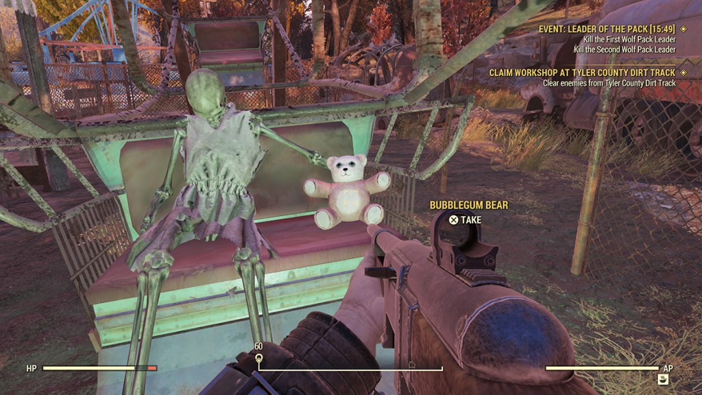 Where to find Teddy Bears in Fallout 76