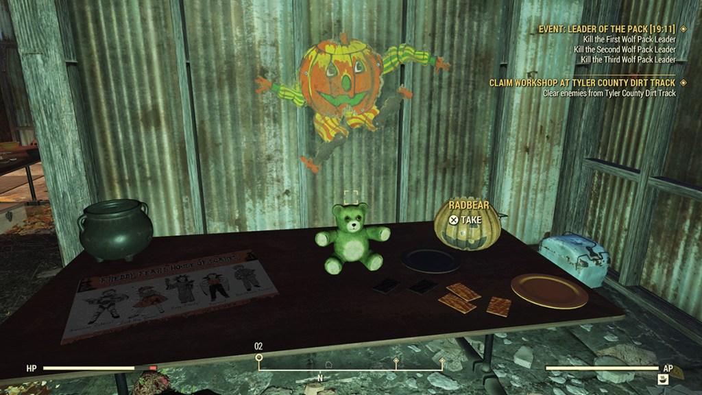 Where to find Teddy Bears in Fallout 76