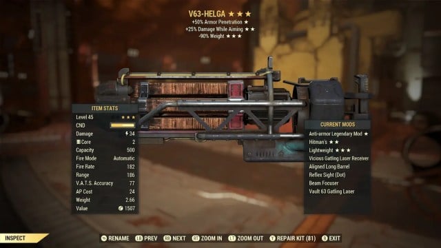 Fallout 76 v63 helga