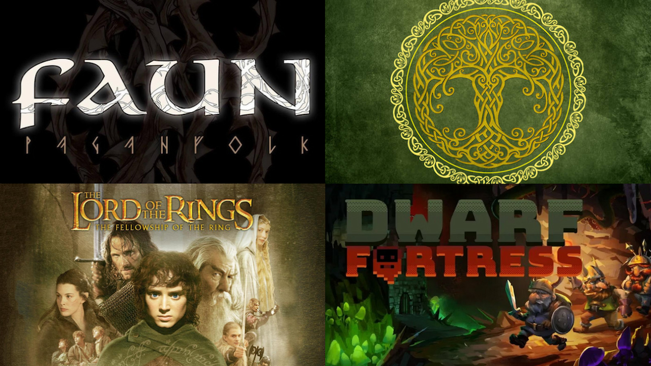 fantasy tracks: lord of the rings, adrian von zeigler, faun, dwarf fortress
